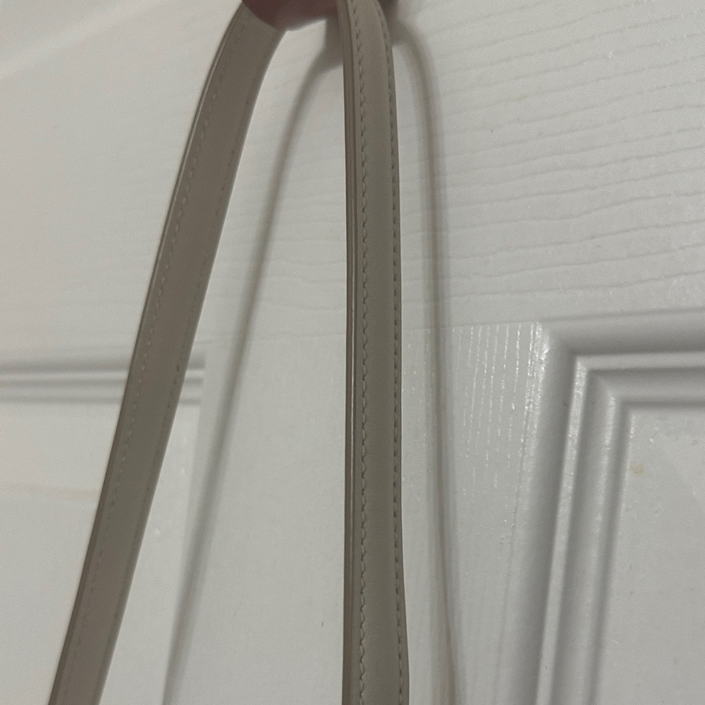 Coach Ivory/Cream Double Zip Leather Crossbody Bag - Picture 6 of 16